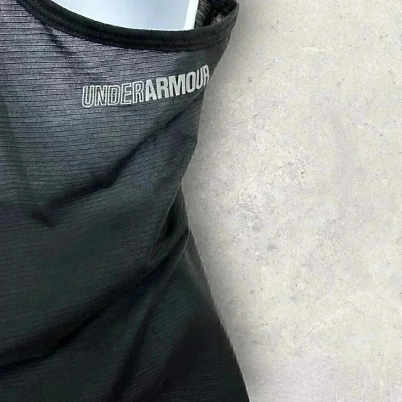 Women's Under Armour running razor back size S black athletic tank - Picture 5 of 10